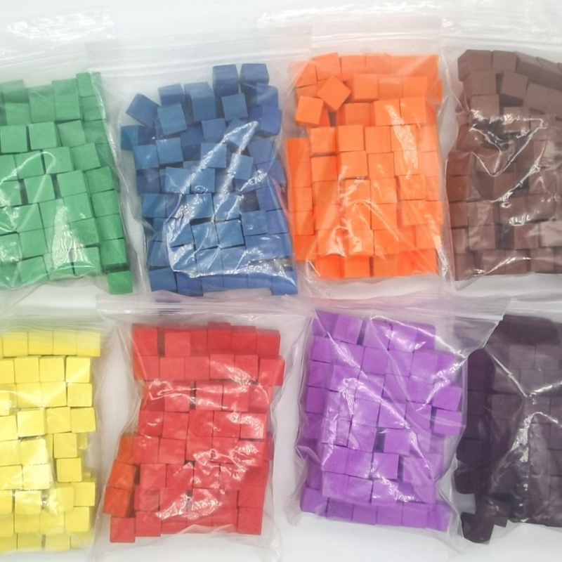 Board Game Bang - 100 pièces/lots 10mm Cubes en bois