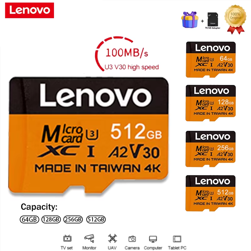 Board Game Journal - Cartes SD Lenovo Secure 512 Go,
