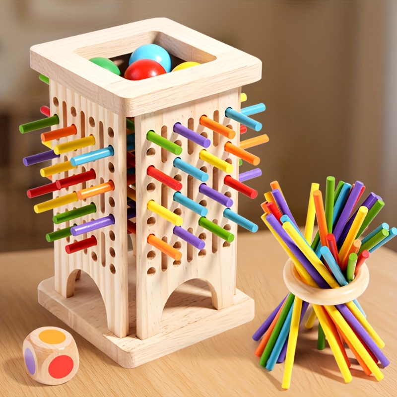 Board Game Idea - Jeu de société en bois Montessori,