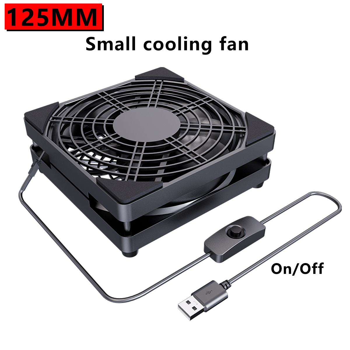 Board Game Journal - Ventilateur de refroidissement USB 125 mm