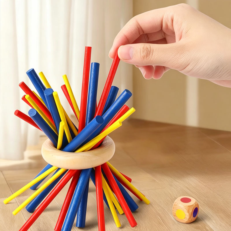 Board Game Idea - Jeu de bâtonnets en bois équilibrés