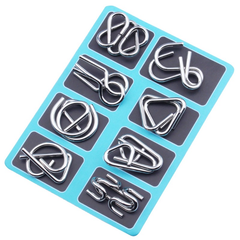 Ensemble de 8 puzzles métalliq - Board Game Idea avis et prix
