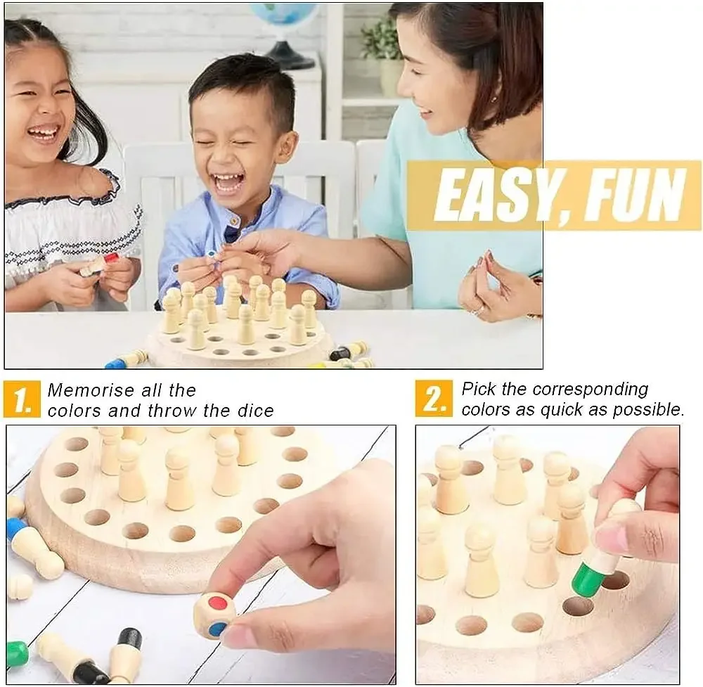 1 pièce Jeu de mémoire en bois - Board Game Oath avis et prix