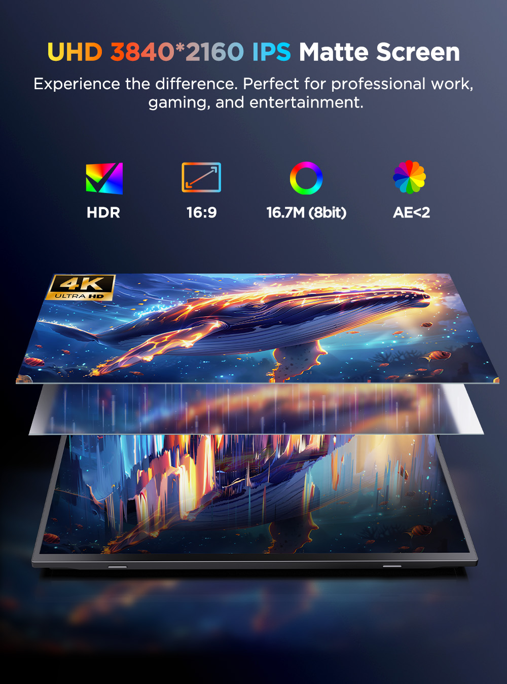 Moniteur portable UPERFECT 4K  - Board Game Journal avis et prix
