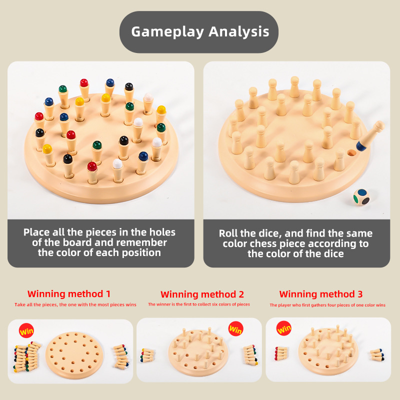 Jeu de mémoire en bois imitati - Board Game Oath avis et prix