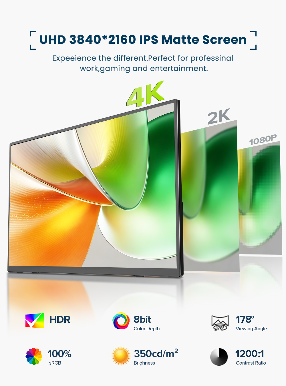 EVICIV 4K moniteur portable éc - Board Game Journal avis et prix